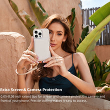 Load image into Gallery viewer, ZVE Wallet Phone Case with Wrist Strap- Beige
